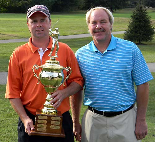 Champion Rob Shustrich and runner-up Paul Kish.