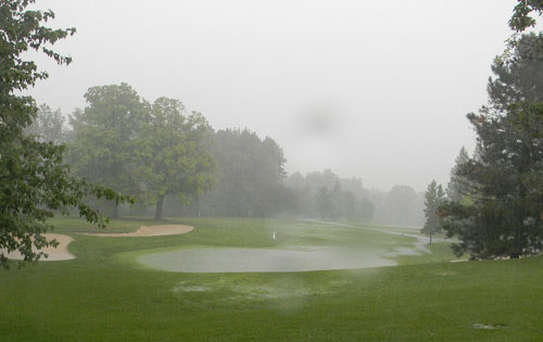 Sleepy Hollow's 9th Green on Sunday