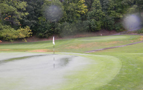 Flooded Greens at Manakiki