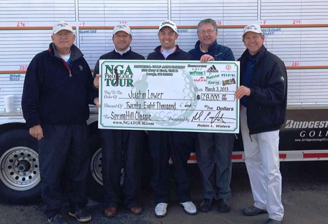 Justin Lower wins NGA Spring Hill Classic