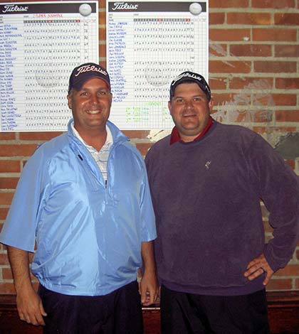 Steve Blackburn Jr and Dave Sotka Winners 2013 Manakiki Spring 2-Man