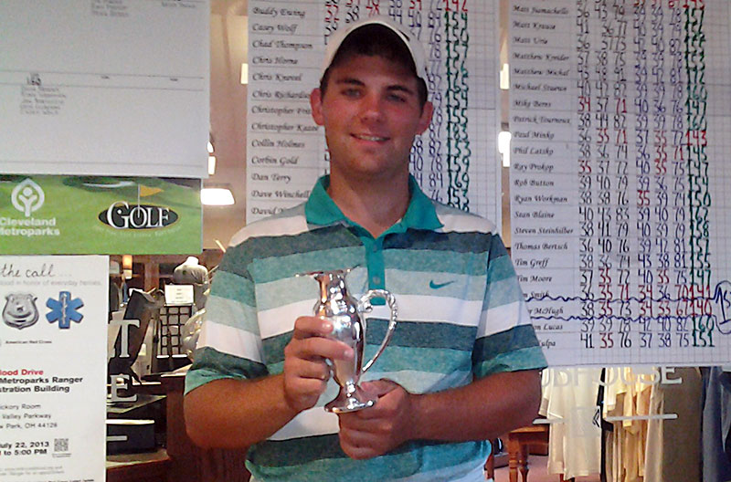 Tyler McHugh 2013 Big Met Course Champion