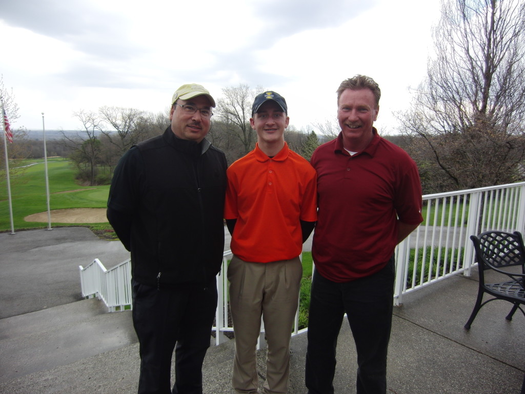 John Prince, Hunter Rinkus, Chuck Zvosek and Paul Prince (not pictured) win the Sleepy Hollow 4-M Scramble