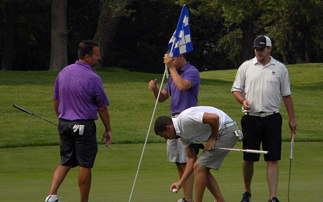 Brian Smith, Mike Lower, Tim Morrow and Ryan Stefanski (l to r) tied for first place in the 2014 ADGA Lazor.