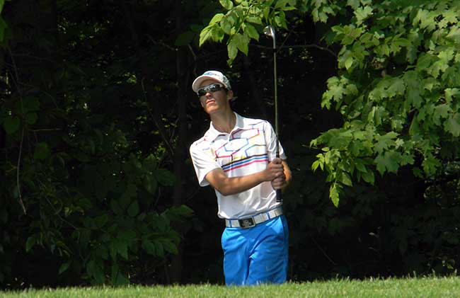 Patrick Luth made five birdies in his Sunday round at the Cleveland Am.