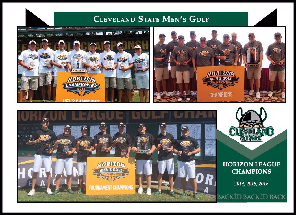 Cleveland State Horizon League Champs 2014-16