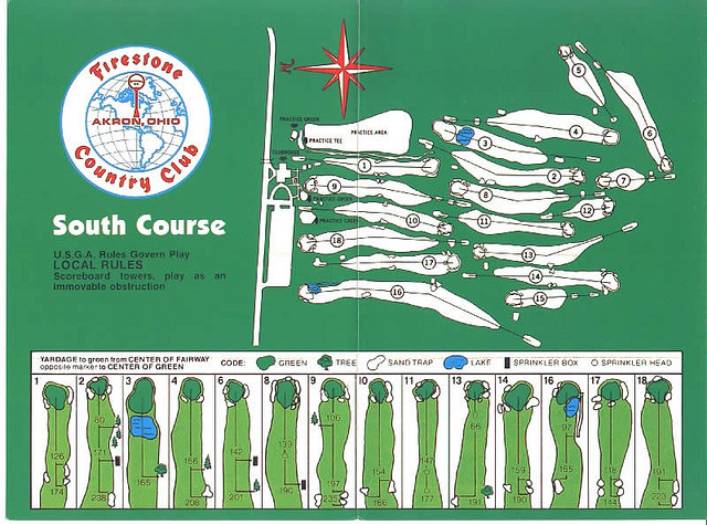 Firestone South Course Map