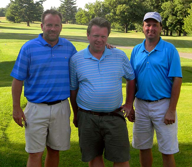 Aaron Crewse, David Trier and Rob Schustrich tied at the top in Northeast Ohio Golf's Stroke Play Event #4 at Tam O'Shanter.