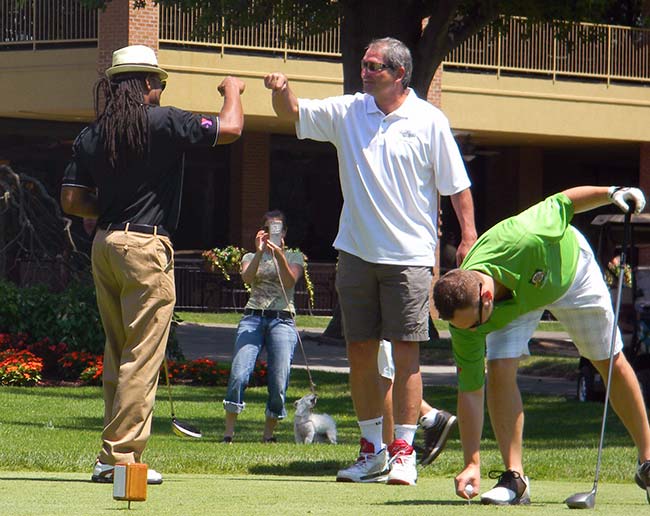 Josh Cribbs Bernie Kosar YMCA Golf