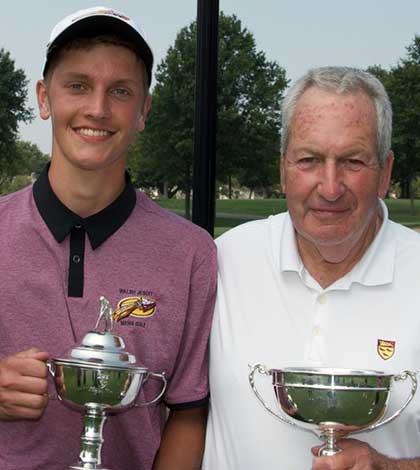 Walsh Jesuit HS Zak Supelak and Canterbury's Mike Kiely