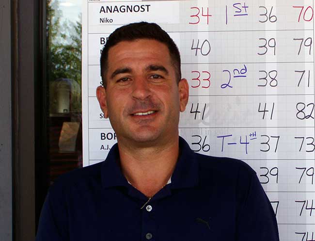 2016 Shawnee Hills Stroke Play Champ Nick Anagnost