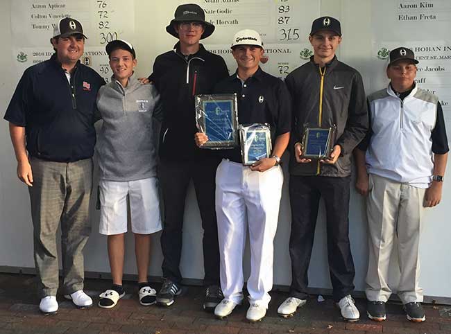 2016 Archbishop Hoban Boys Golf Team