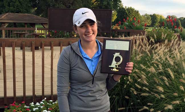 Kaitlin Merholz Brunswick hole-in-one