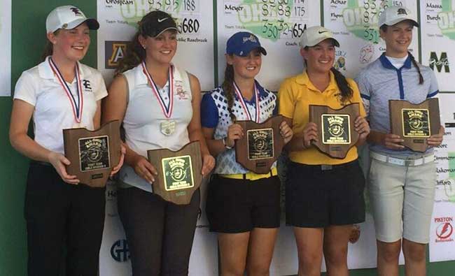 2016 Girls Division II State Golf Championship Winners