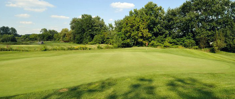 One of the holes at Mud Run Golf Course, Akron