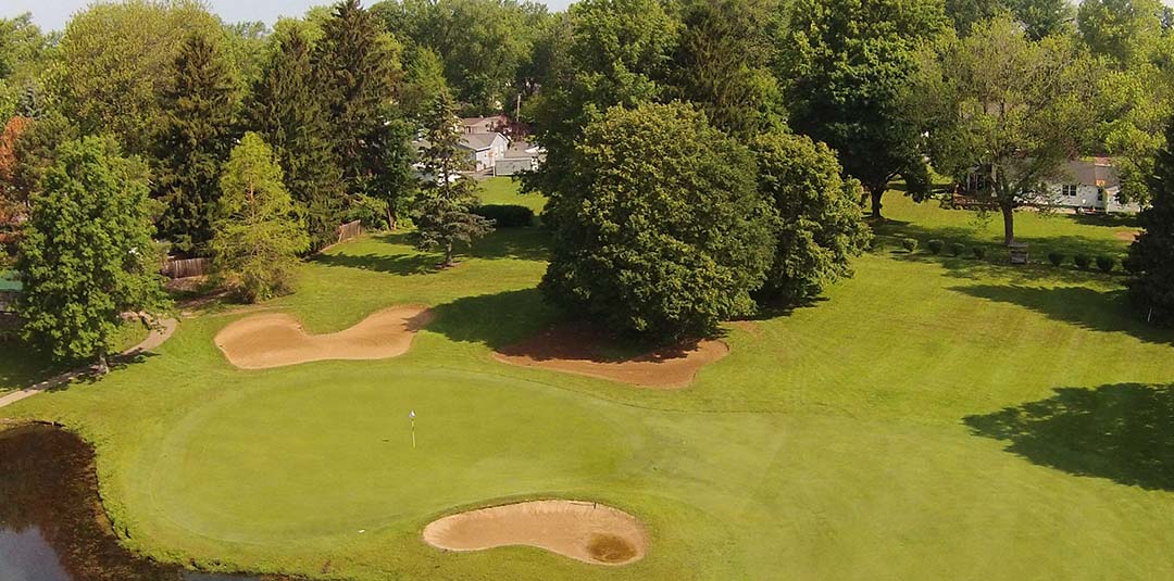 Overhead view of Madison Country Club