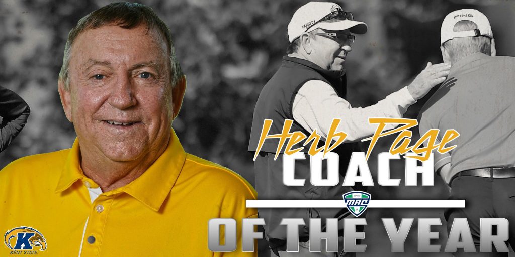 Herb Page 2017 MAC Golf Coach of the Year