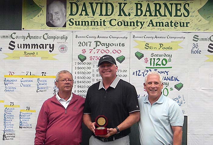 2017 Summit County Amateur trophy presentation