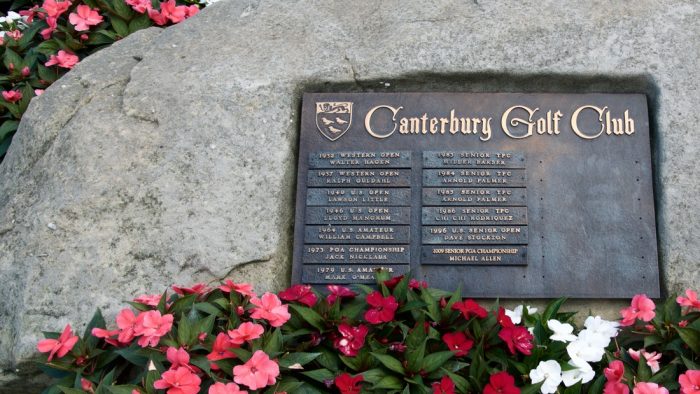 Canterbury Golf Club Rock of Championships