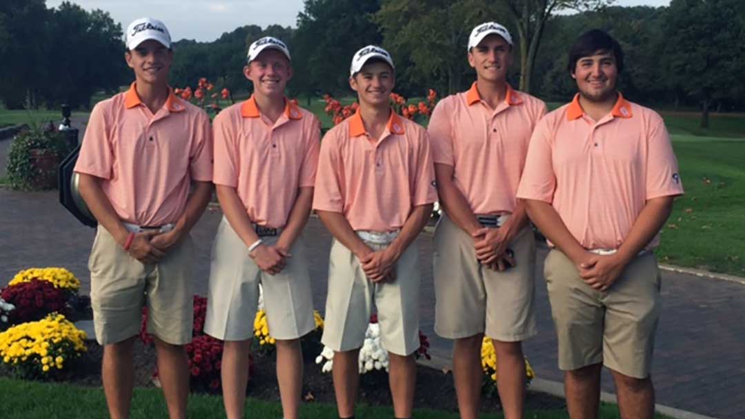 Green High School Boys Golf Team, winners of 2017 Nolan/Belden Invitational