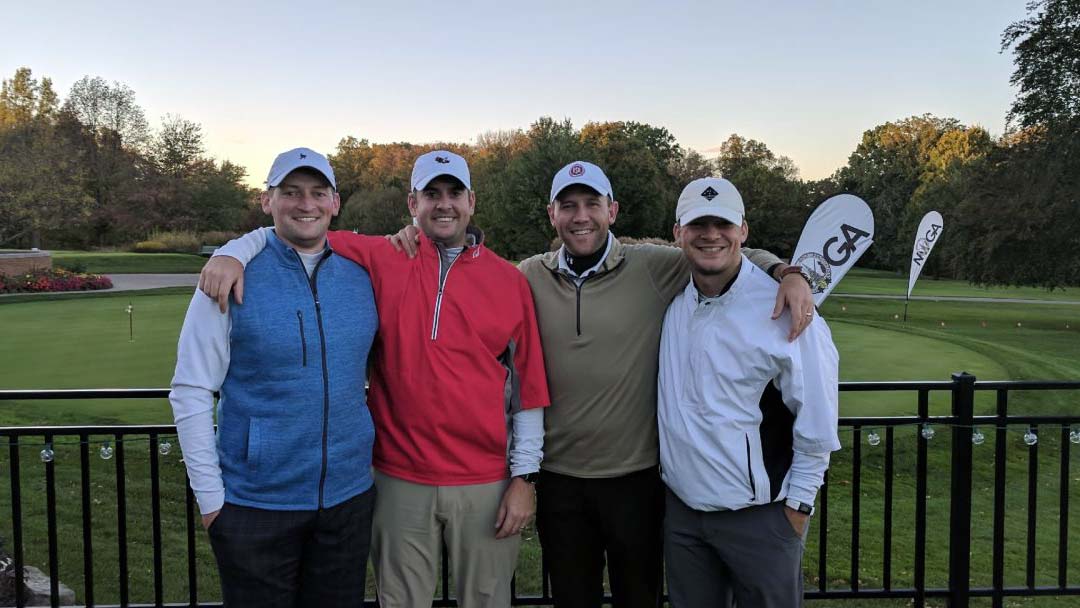 2017 NOGA Scramble and Clambake Champions Wes Stafford, Matt Cooperider, Brady Green and Ryan Dorff