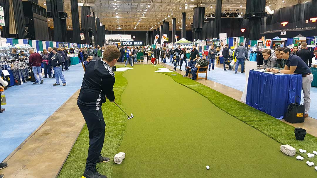 Day 1 at the 2018 Cleveland Golf and Travel Show