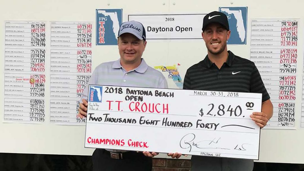 Mount Vernon's Tim Crouch 2018 Daytona Open Champ