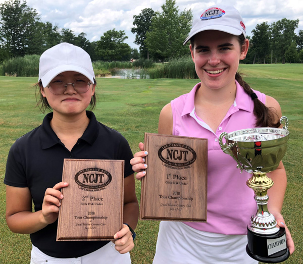 Catherine Wang and Nora Nelson 2018 NCJT Girls Tour Championship