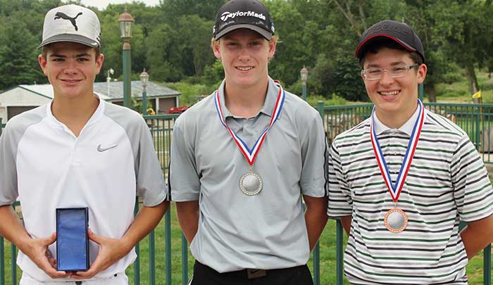 Cory Gasaway of Mogadore, Charlie Huscroft of Kent, Nathan Ryan of Akron