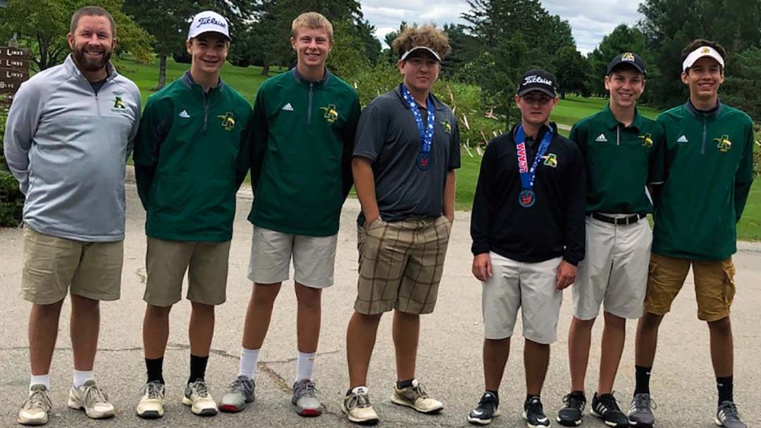 Amherst Boys Golf Team 2018 LCAAA champs