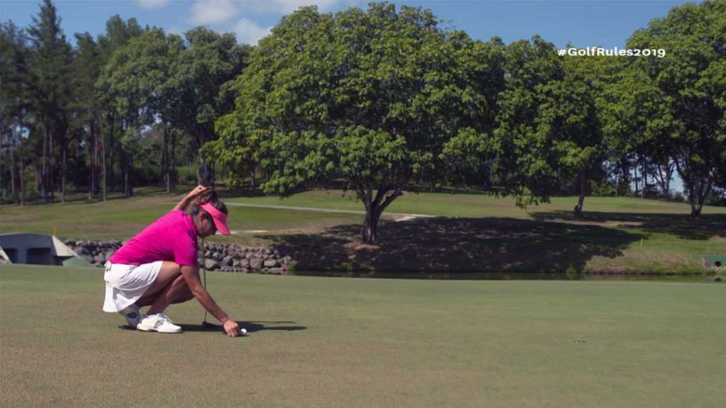 2019 Rules Changes: Ball Moves on Putting Green