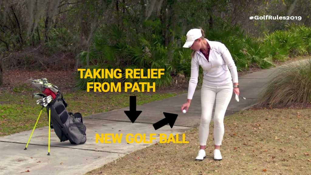 2019 Rules of Golf - Ball Substitution for Relief