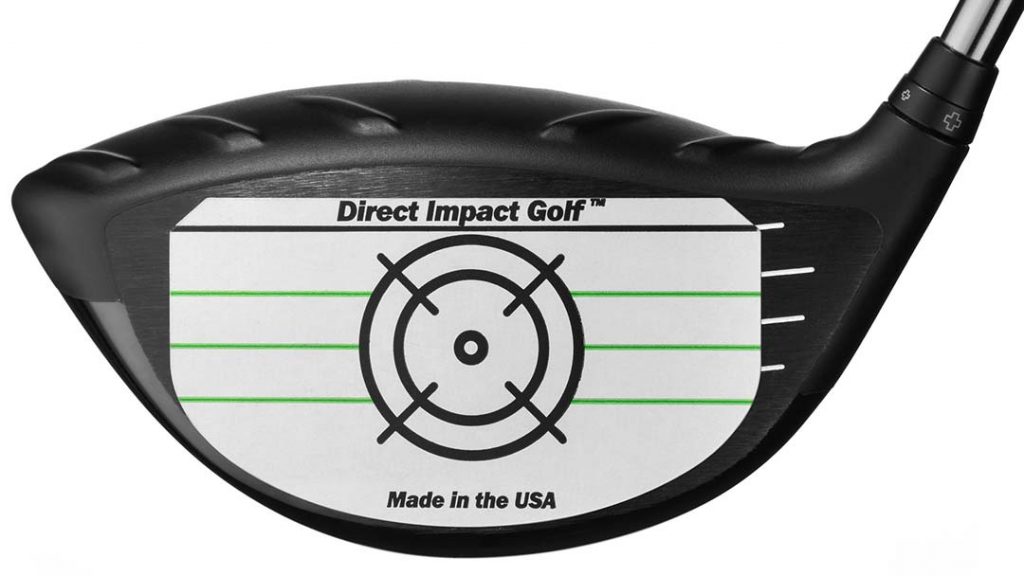 Direct Impact Golf impact label