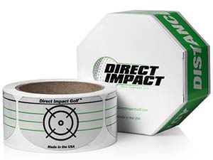 Roll of Direct Impact Golf labels