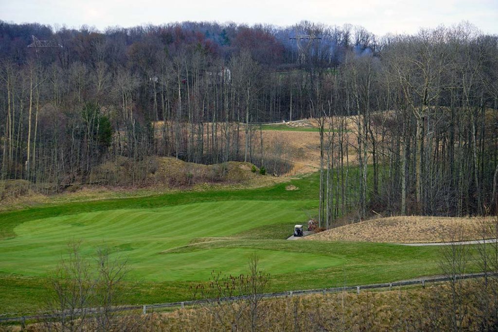 15th hole at The Quarry Golf Club in Canton Ohio