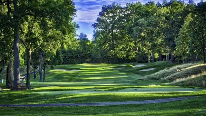 The 10th hole at Shaker Heights Country Club