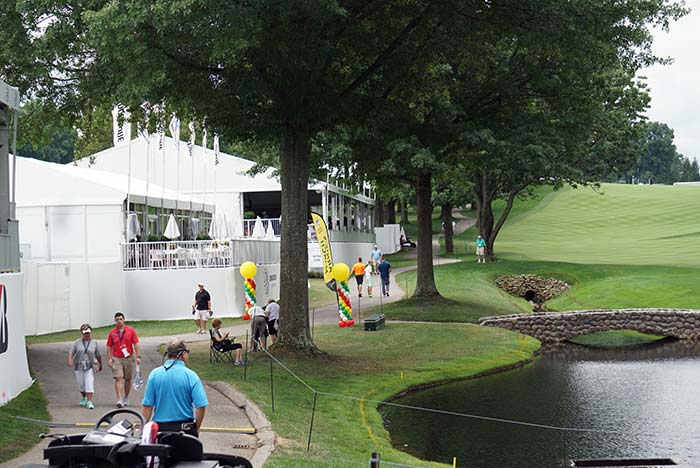 16th green 2018 Bridgestone Invitational