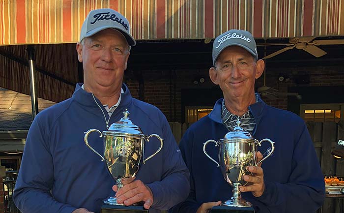 Harold Payne and Stephen Fox 2019 Senior Picard Cup Champions