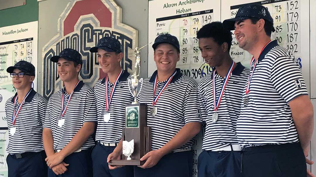 2019 Hoban Boys Golf Team, D1 State Runner-Up