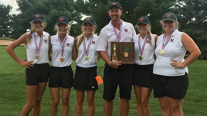 2019 Marlington Girls Golf Team, District Champions