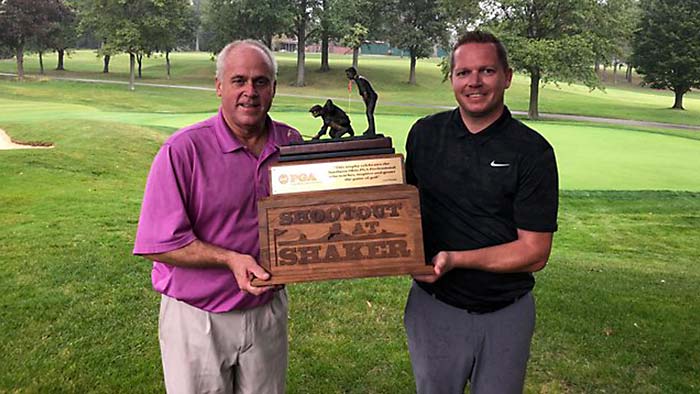 Dan Terry and Jaysen Hansen, 2019 NOPGA Shoot-Out at Shaker champs.