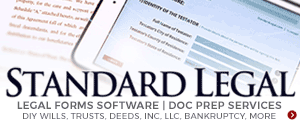 Standard Legal Self-Help Legal Forms Software Document Preparation Services