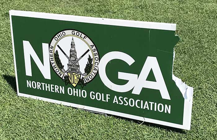 Sign destroyed at NOGA event