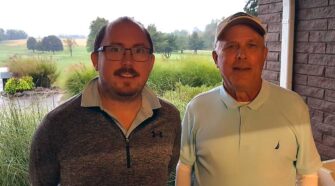 Vaughn and Dave Snyder, 2020 Chippewa Scratch League co-champions.