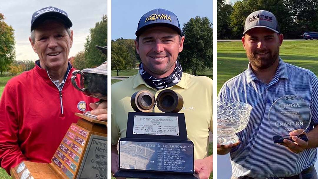 2020 NOPGA Players of the Year Gary Robison, Jim Troy, Tyler McHugh