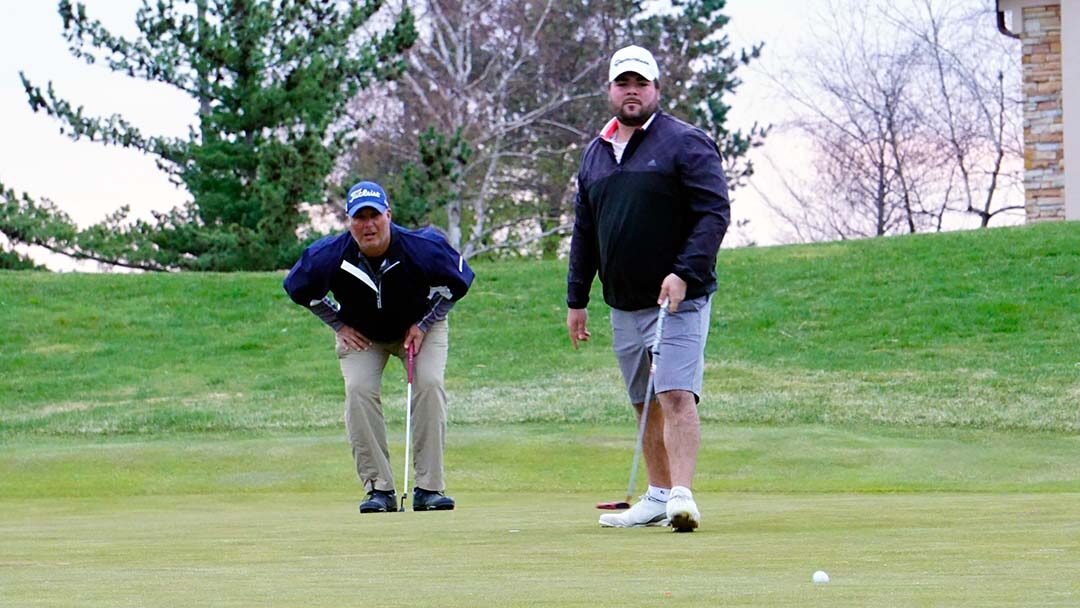 Jimmy Wild and Steve Blackburn Jr. at the NOHIO.GOLF Quarry 2-M Scramble.