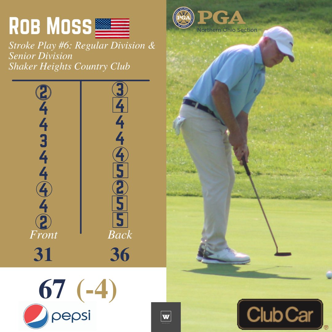 Rob Moss, 2021 NOPGA Stroke Play #6