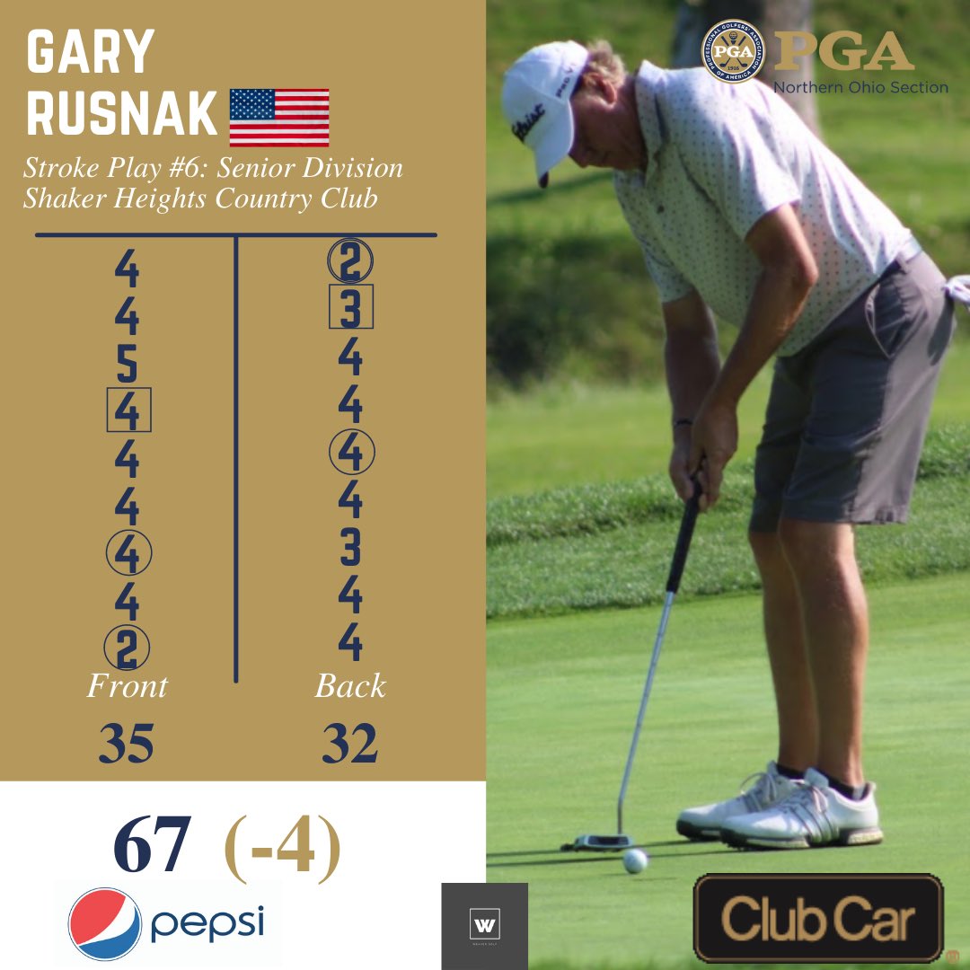 Gary Rusnak, 2021 NOPGA Stroke Play #7