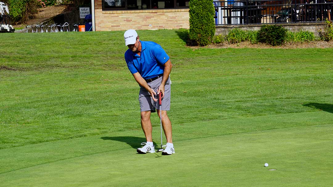 Nolen Jatich's putt to win the 2021 Senior Summit Co Am in regulation