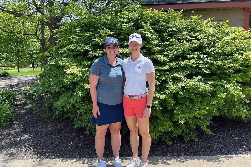 NOGA Women's Four-Ball Match Play Champions Emily Baumgartner and Oliva Hochschwender